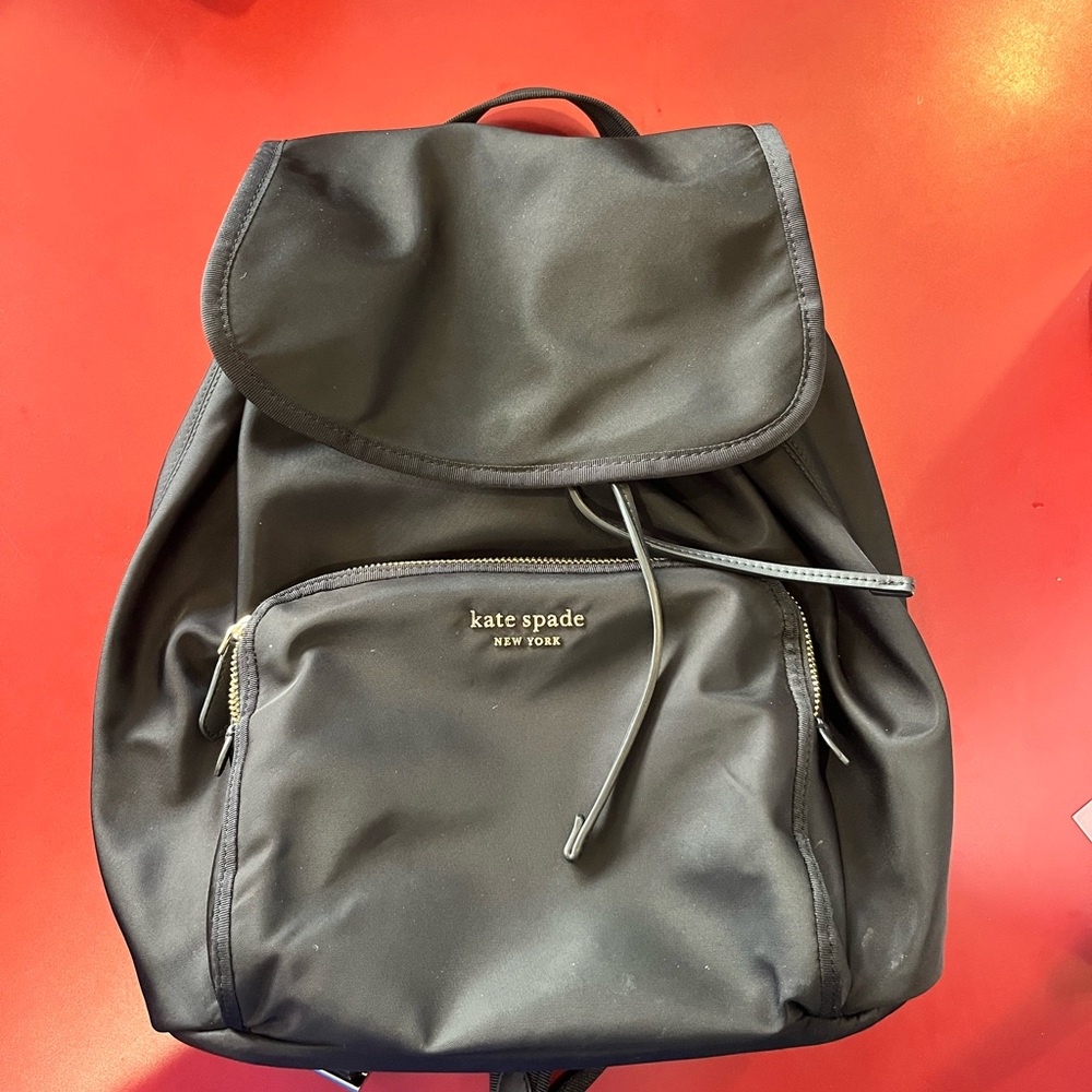 Kate Spade Black Minimalist Backpack
